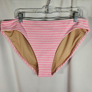Old Navy NWT Pink & White Striped Bikini Bottoms Plus Size 2X